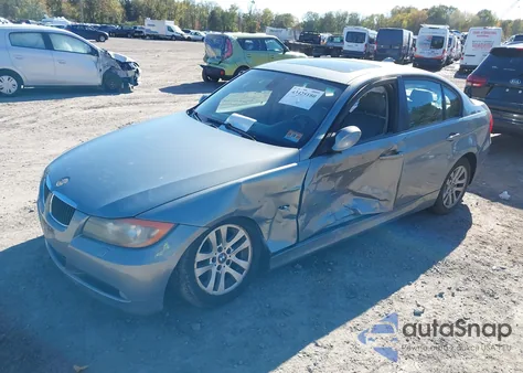 2006 BMW 325I from USA, damaged, VIN WBAVB13576KX48364
